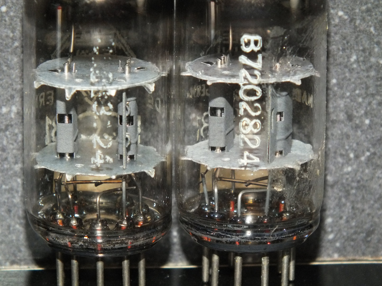 ECC81 Telefunken 12AT7 Platinum Matched pair Tested 100%, Berlin, Diamond bottom