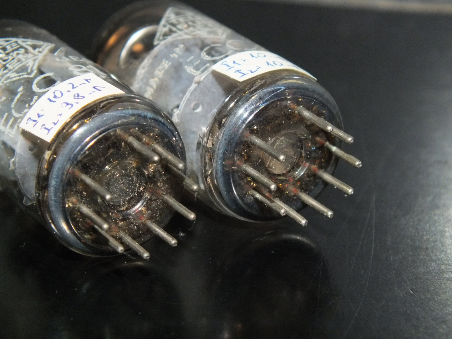 ECC81 Telefunken 12AT7 Platinum Matched pair Tested 100%, Berlin, Diamond bottom