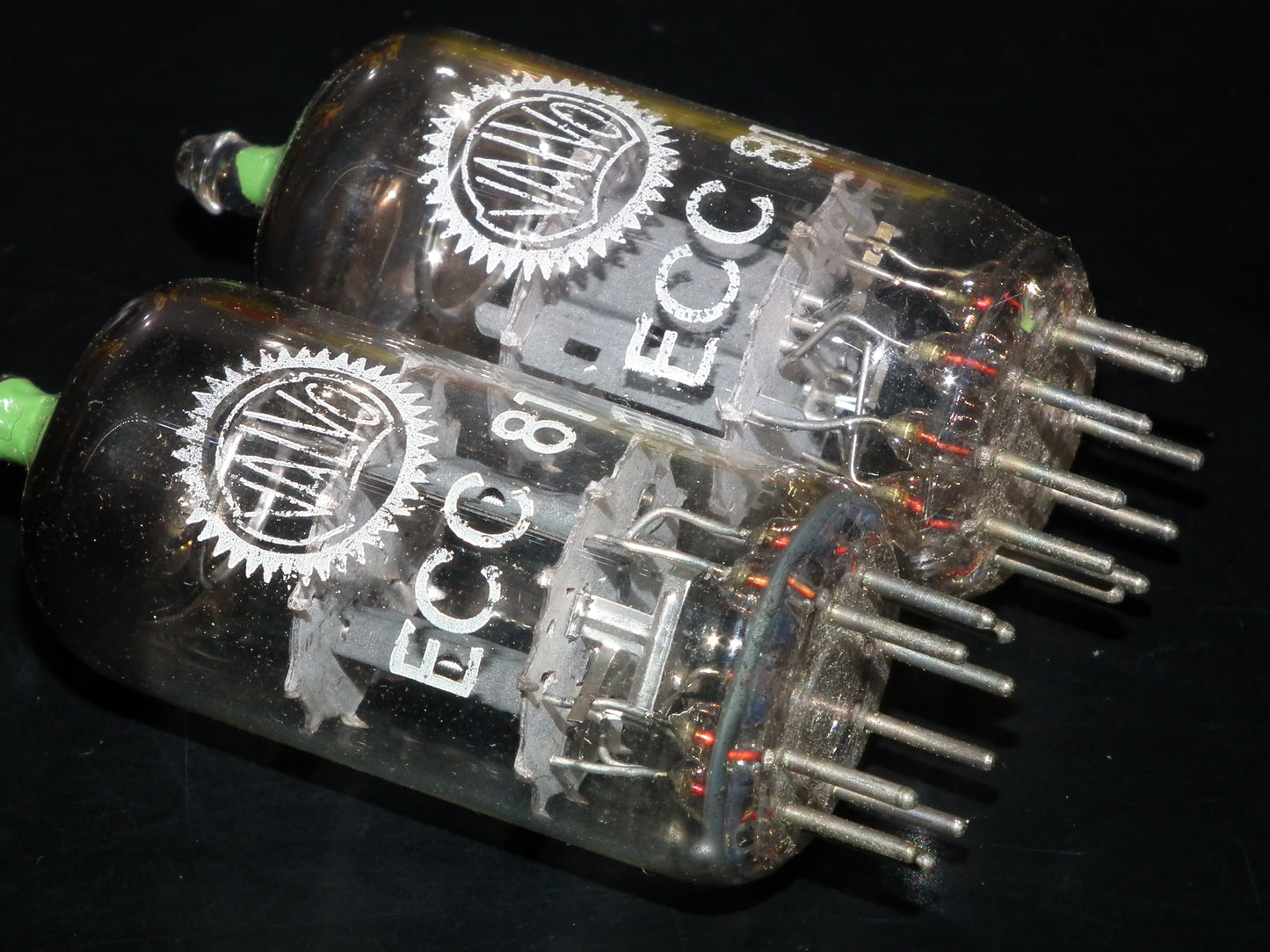 ECC81 12AT7 Valvo  NOS NIB Matched Pair Siemens Halske Munich tube plant 60s