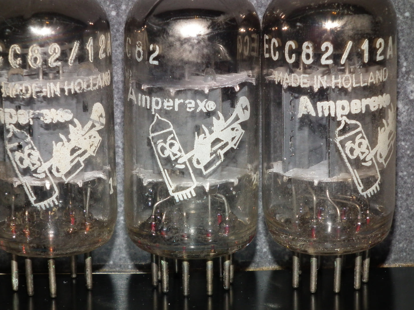 ECC82 Amperex 12AU7 Used Tested 90-100%