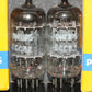 Matched Pair ECC82 12AU7 EI Yugoslavia Telefunken Long Smooth Plates Philips