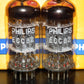 Platinum Matched Pair ECC82 12AU7 Mullard Blackburn 1960 NOS NIB