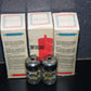 ECC82 12AU7 RFT Germany NOS NIB Platinum Matched Pair early 60s Same Codes