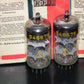 ECC82 12AU7 RFT Germany NOS NIB Platinum Matched Pair early 60s Same Codes
