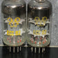 ECC82 12AU7 RFT Germany Matched Pair Big O Getter Mid 60s 90%