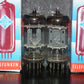 Platinum Matched Pair 12AU7 Telefunken ECC82 Tested 80% Ribbed Anodes DB