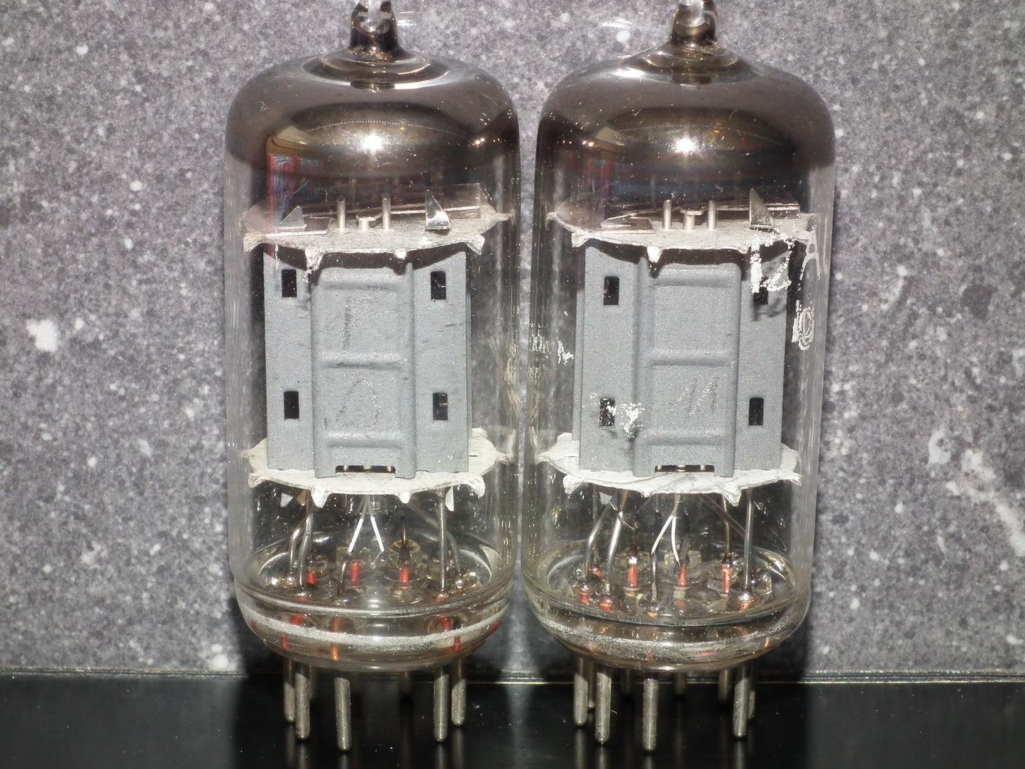 Platinum Matched Pair 12AU7 Telefunken ECC82 Tested 80% Ribbed Anodes DB