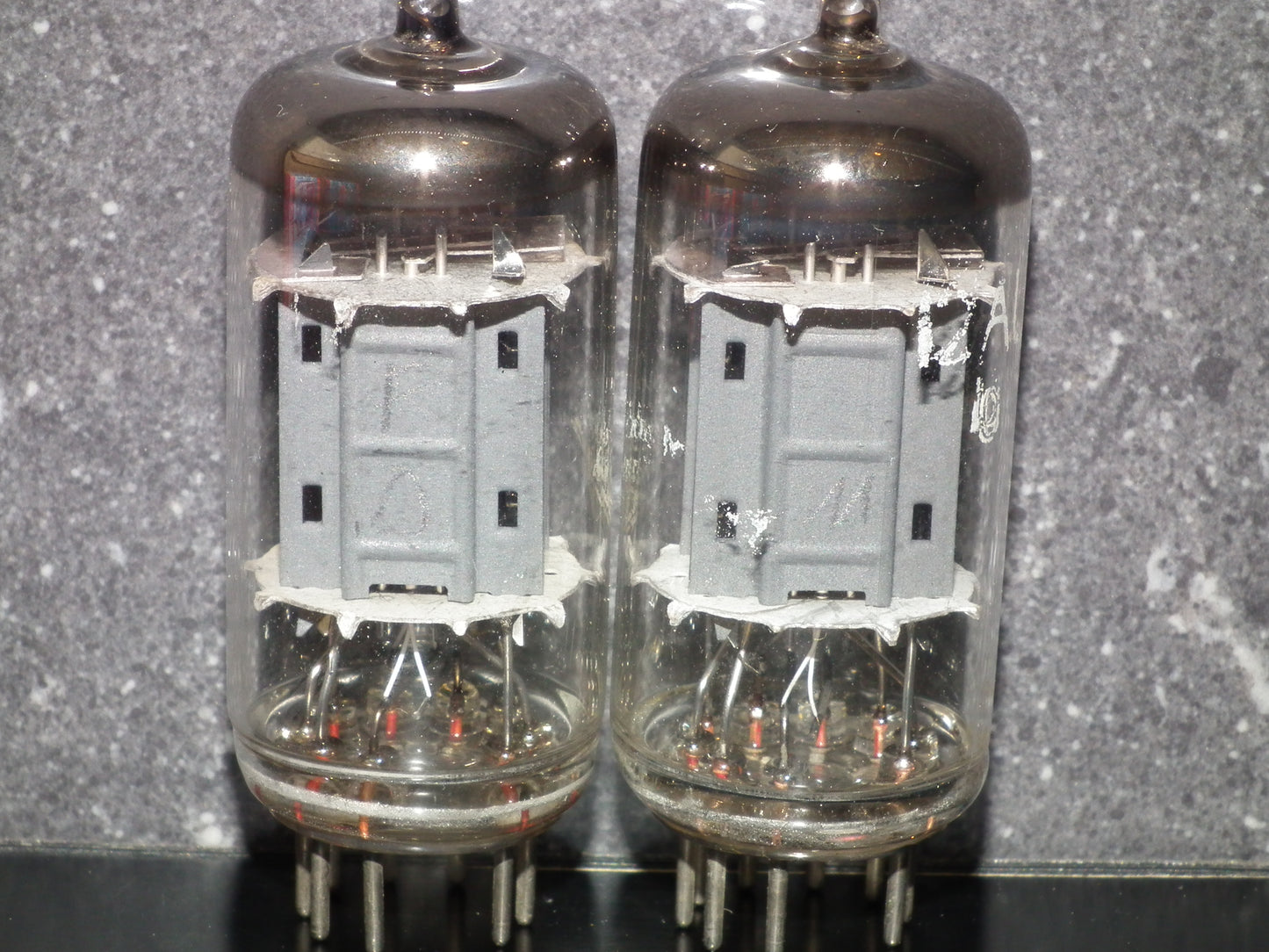 Platinum Matched Pair 12AU7 Telefunken ECC82 Tested 80% Ribbed Anodes DB