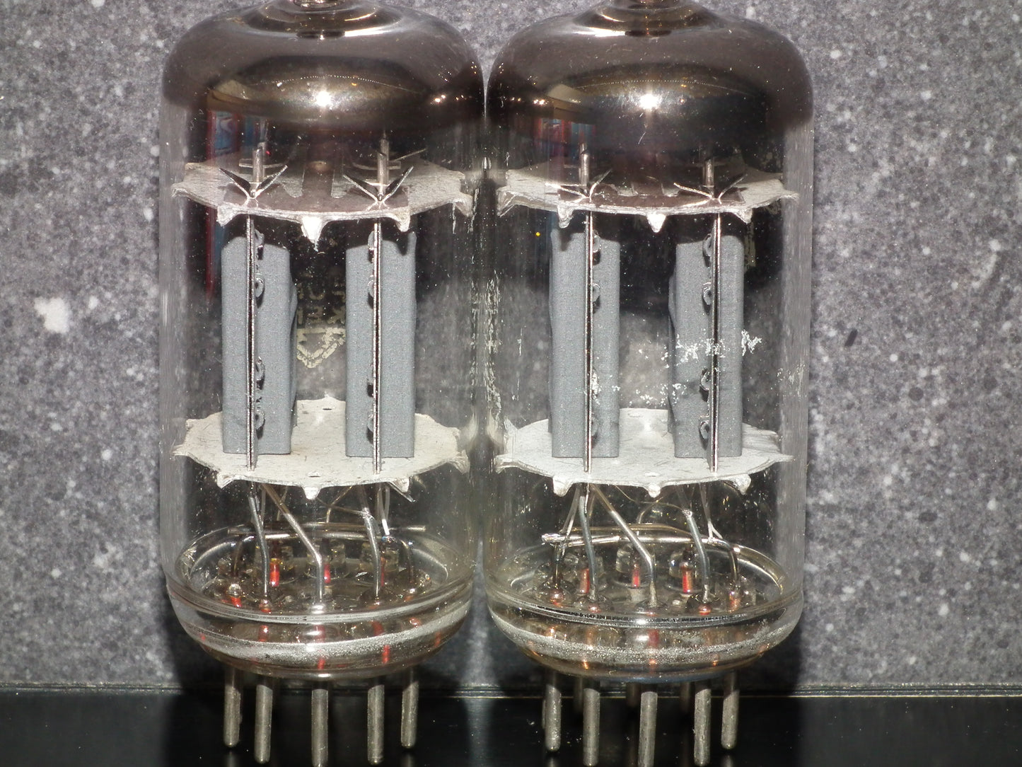Platinum Matched Pair 12AU7 Telefunken ECC82 Tested 80% Ribbed Anodes DB