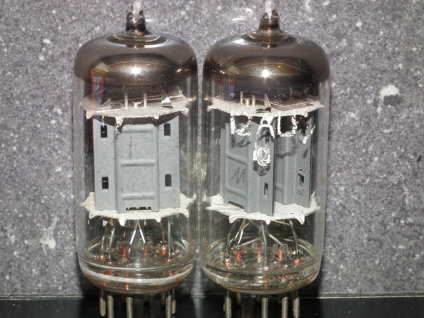Platinum Matched Pair 12AU7 Telefunken ECC82 Tested 80% Ribbed Anodes DB