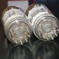Platinum Matched Pair 12AU7 Telefunken ECC82 Tested 80% Ribbed Anodes DB
