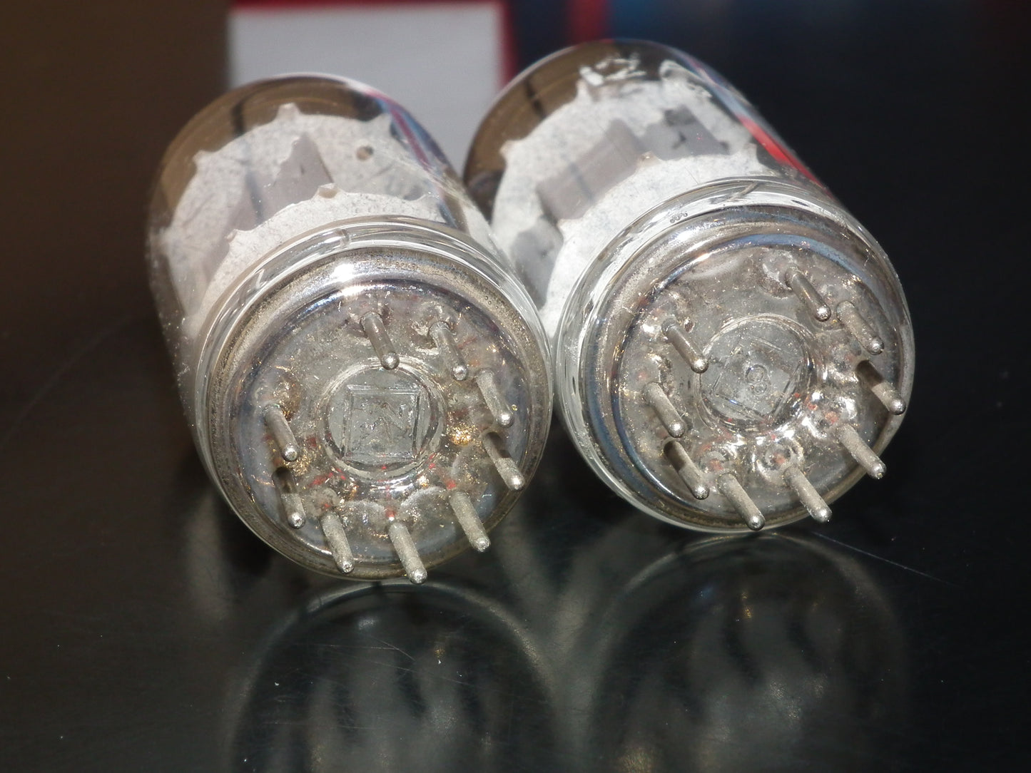 Platinum Matched Pair 12AU7 Telefunken ECC82 Tested 80% Ribbed Anodes DB
