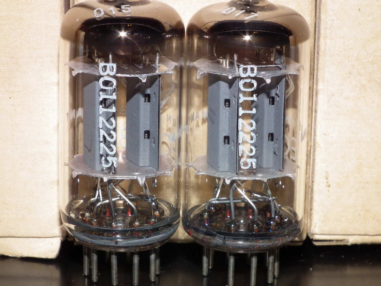 Platinum Matched Pair ECC82 Telefunken Berlin Smooth Anodes 12AU7