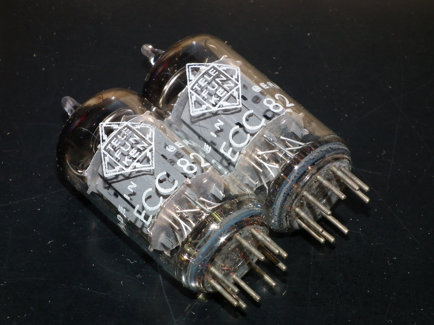 Platinum Matched Pair ECC82 Telefunken Berlin Smooth Anodes 12AU7