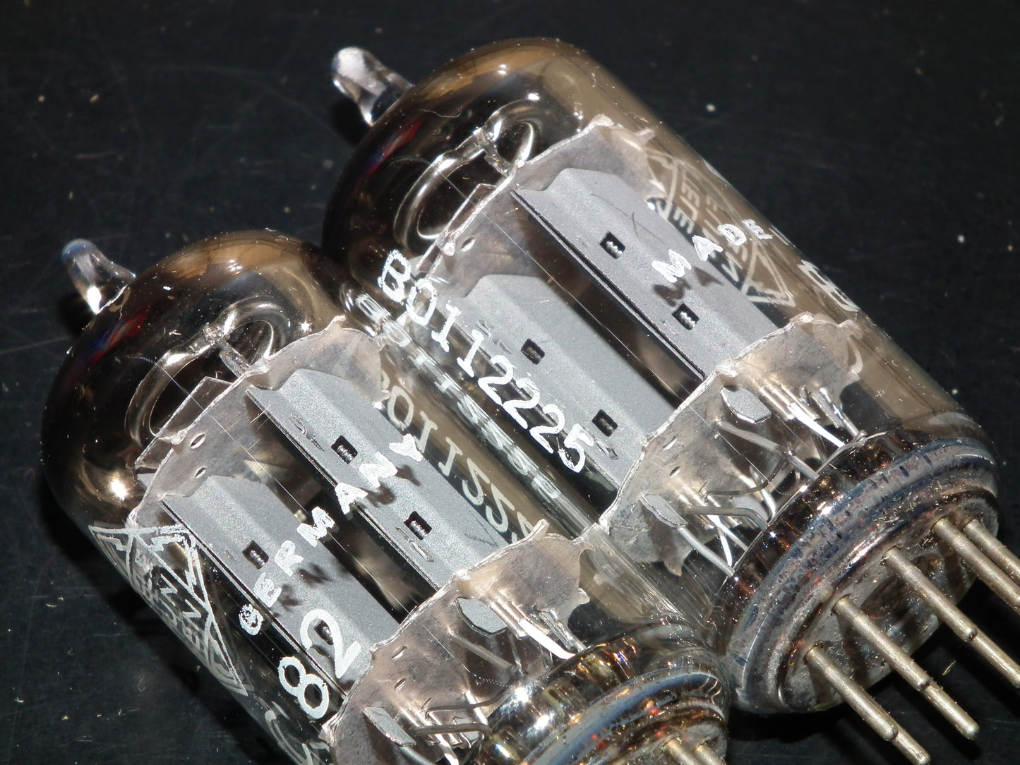 Platinum Matched Pair ECC82 Telefunken Berlin Smooth Anodes 12AU7