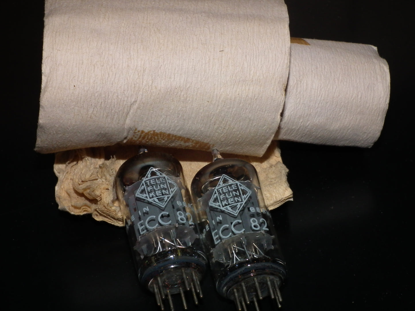 Platinum Matched Pair ECC82 Telefunken Berlin Smooth Anodes 12AU7