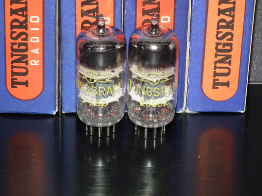 Platinum Matched Pair ECC82 Tungsram 12AU7 NOS NIB