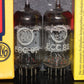 Matched Pair ECC82 Valvo 12AU7 tested strong and balanced Philips