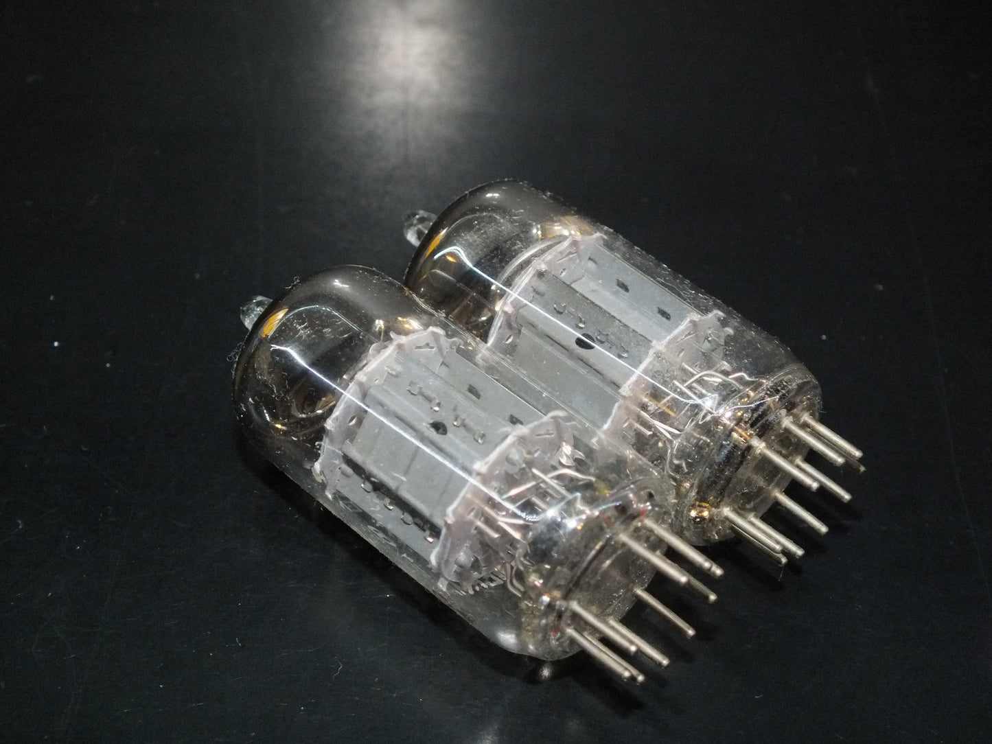 Valvo ECC82 12AU7 Platinum Matched pair Rebranded Siemens Hamburg 60s