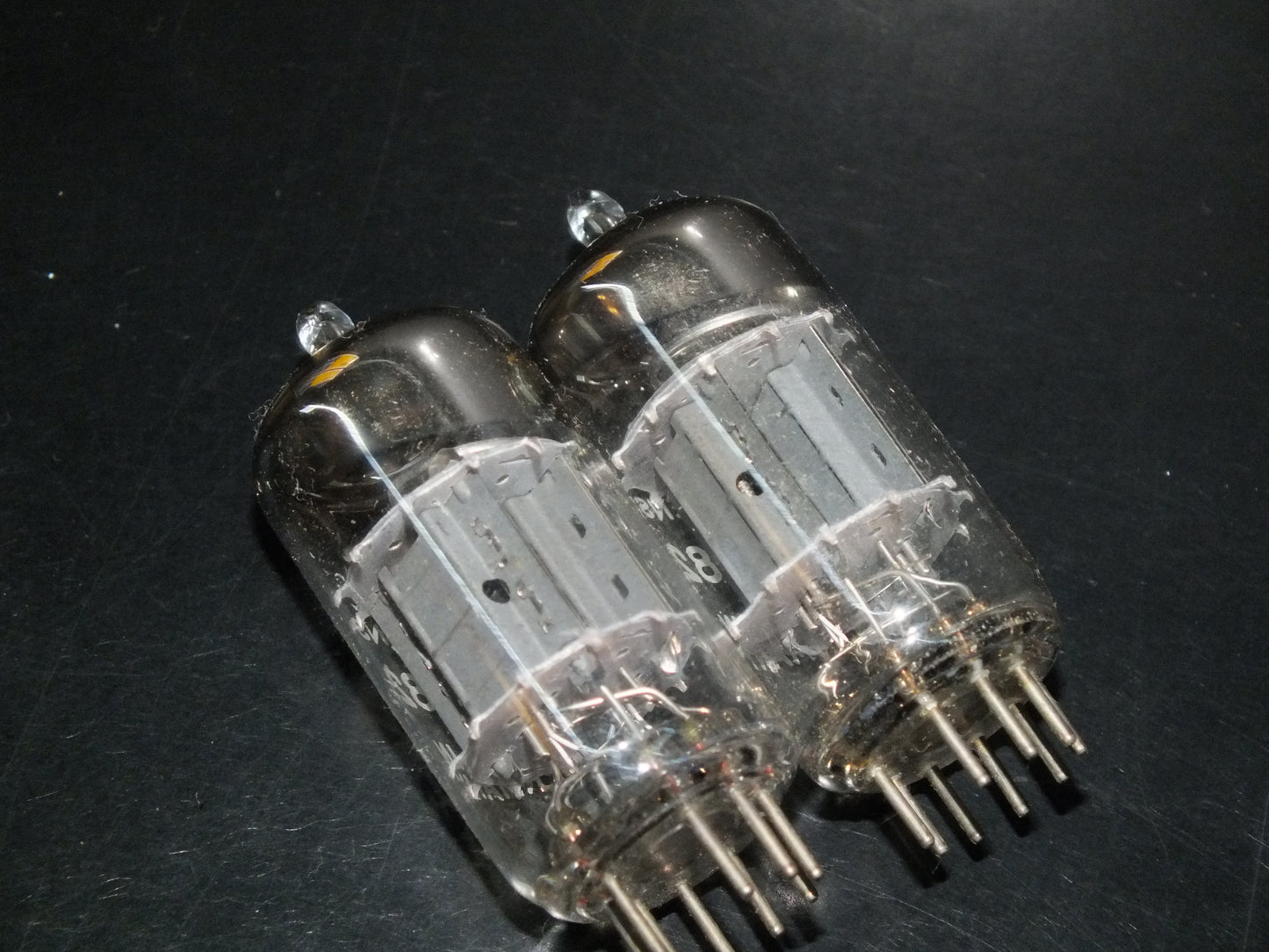 Valvo ECC82 12AU7 Platinum Matched pair Rebranded Siemens Hamburg 60s