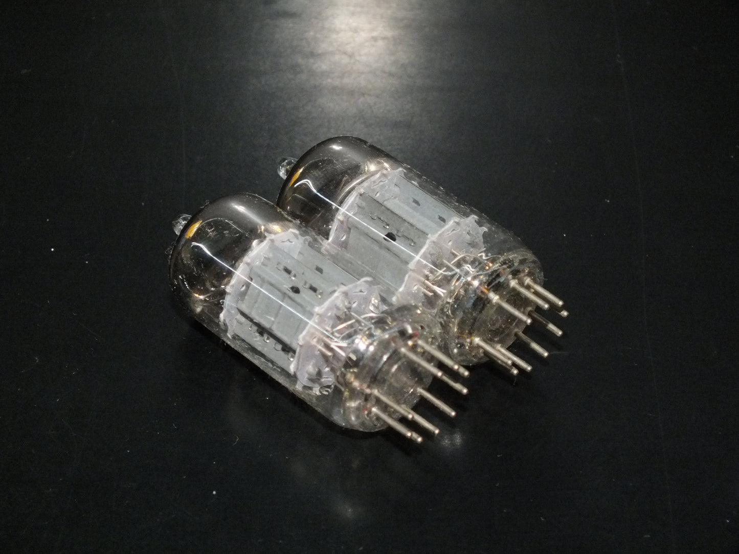 Valvo ECC82 12AU7 Platinum Matched pair Rebranded Siemens Hamburg 60s