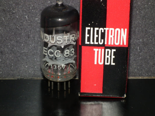 ECC83 12AX7 RFT Germany rebranded Standard Industria NOS NIB
