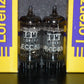 ECC83 12AX7 Lorenz Telefunken Long Smooth Anodes 17mm NOS Matched Pair