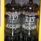ECC83 12AX7 Lorenz Telefunken Long Smooth Anodes 17mm NOS Matched Pair