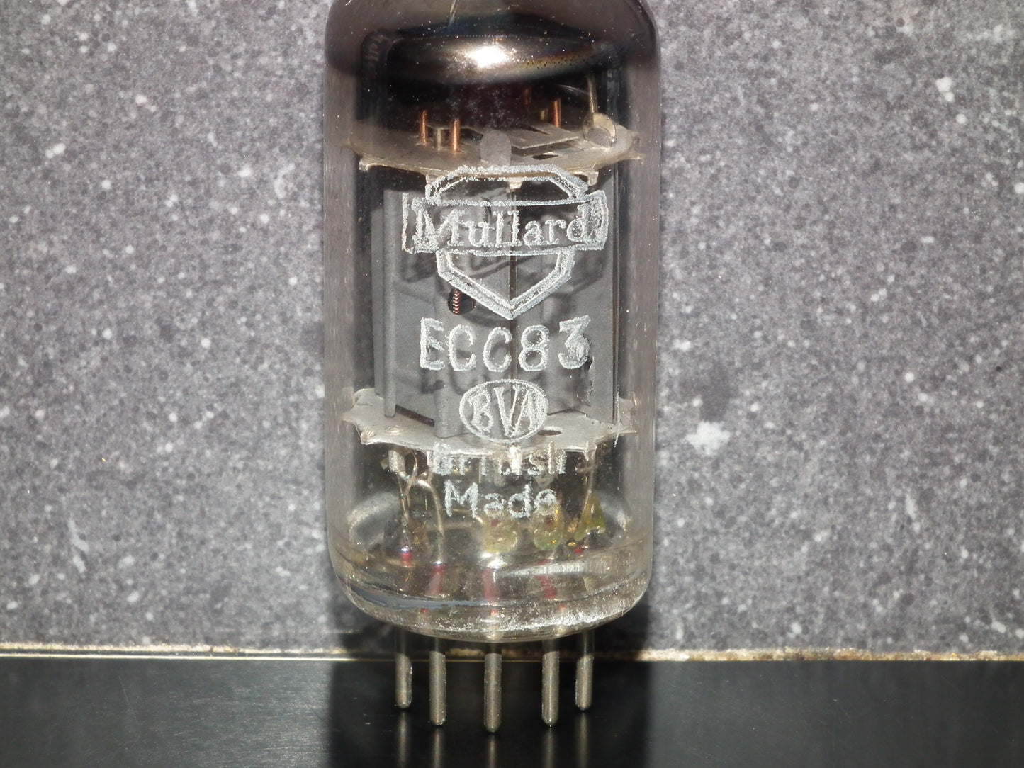 One (1 pcs) ECC83 Mullard Blackburn 12AX7 NOS Long Anodes