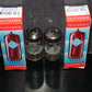 Platinum Matched Pair 12AX7 Telefunken ECC83 Tested NOS Ribbed Anodes <>