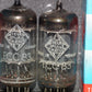 Platinum Matched Pair 12AX7 Telefunken ECC83 Tested NOS Ribbed Anodes <>