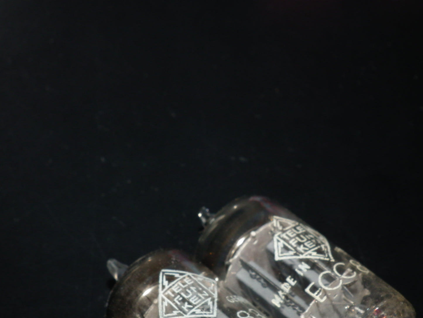 Platinum Matched Pair 12AX7 Telefunken ECC83 Tested NOS Ribbed Anodes <>