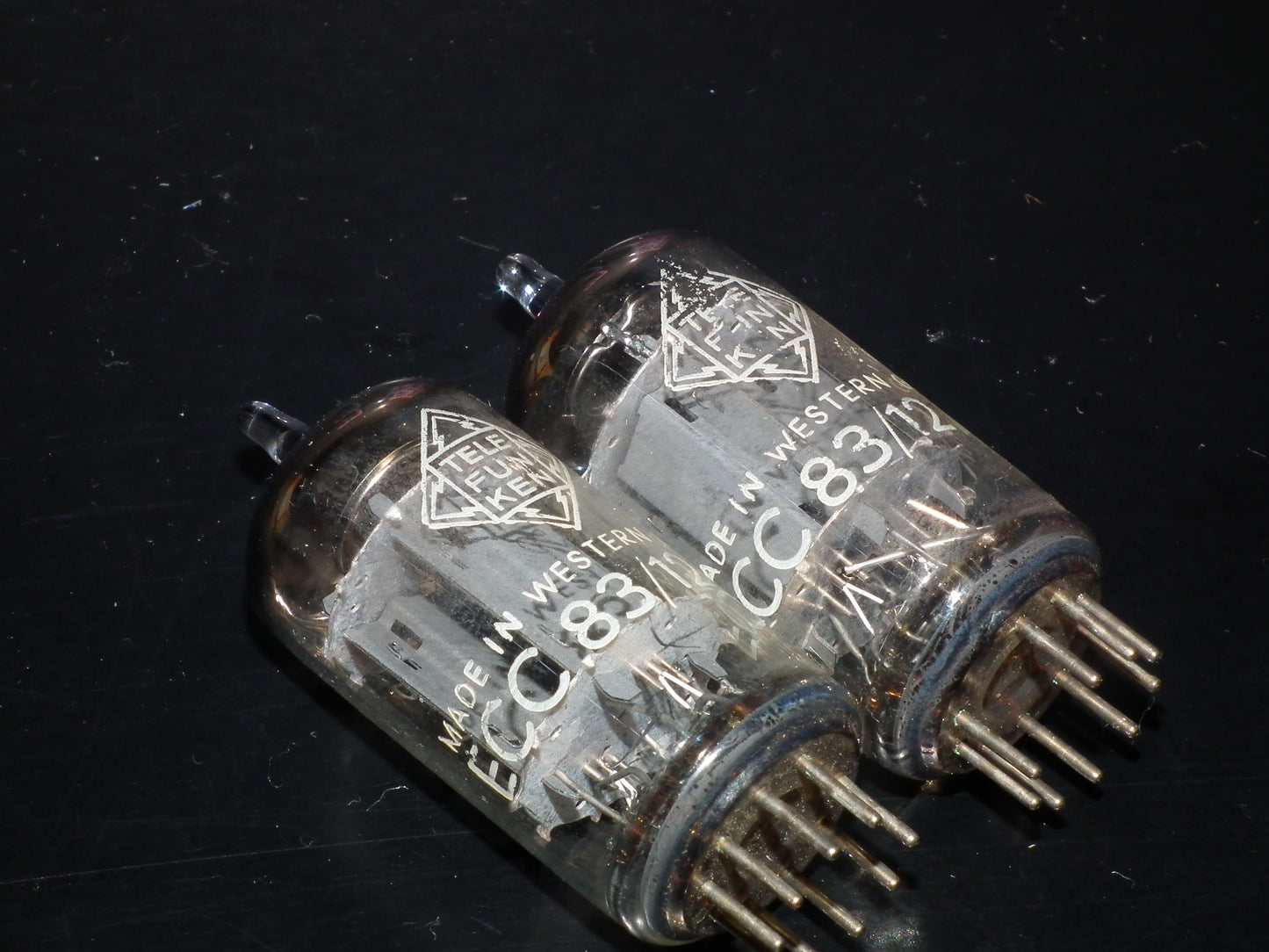 Platinum Matched Pair 12AX7 Telefunken ECC83 Tested 120% Smooth Anodes DB