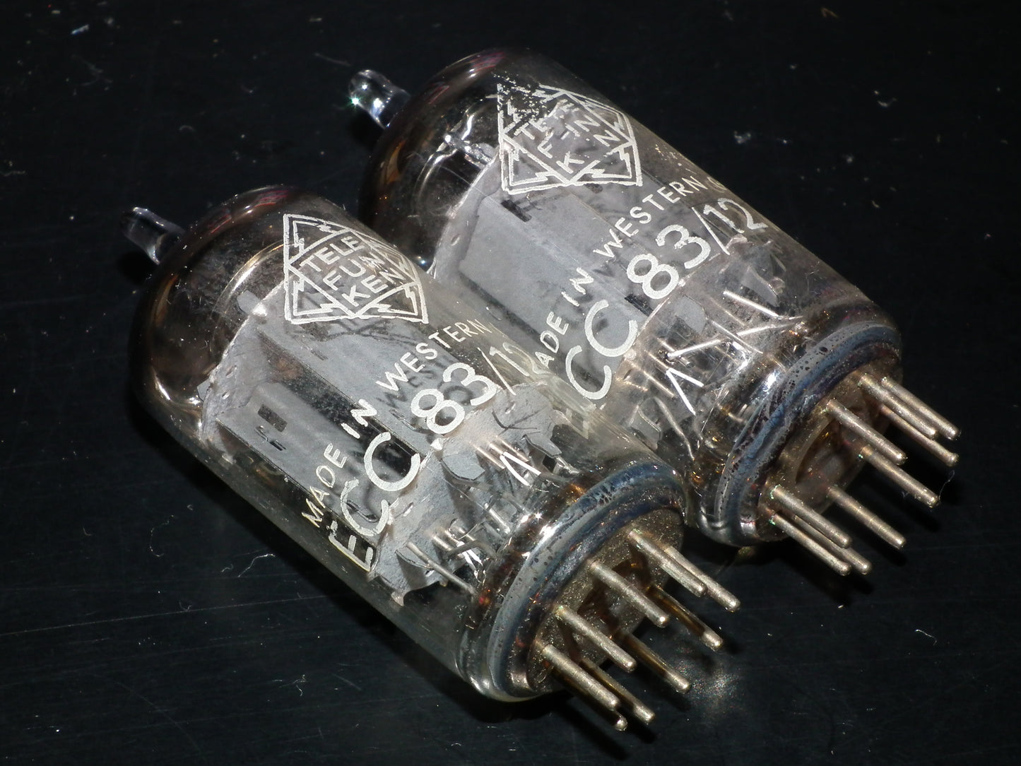 Platinum Matched Pair 12AX7 Telefunken ECC83 Tested 120% Smooth Anodes DB