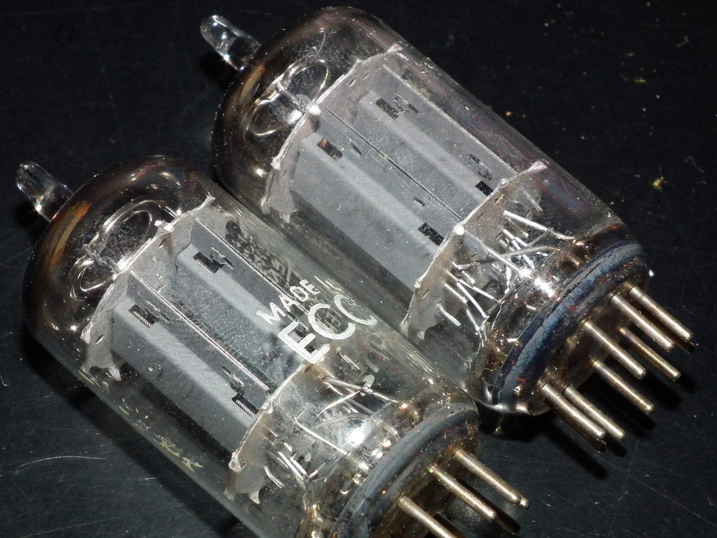 Platinum Matched Pair 12AX7 Telefunken ECC83 Tested 100% Smooth Anodes <>