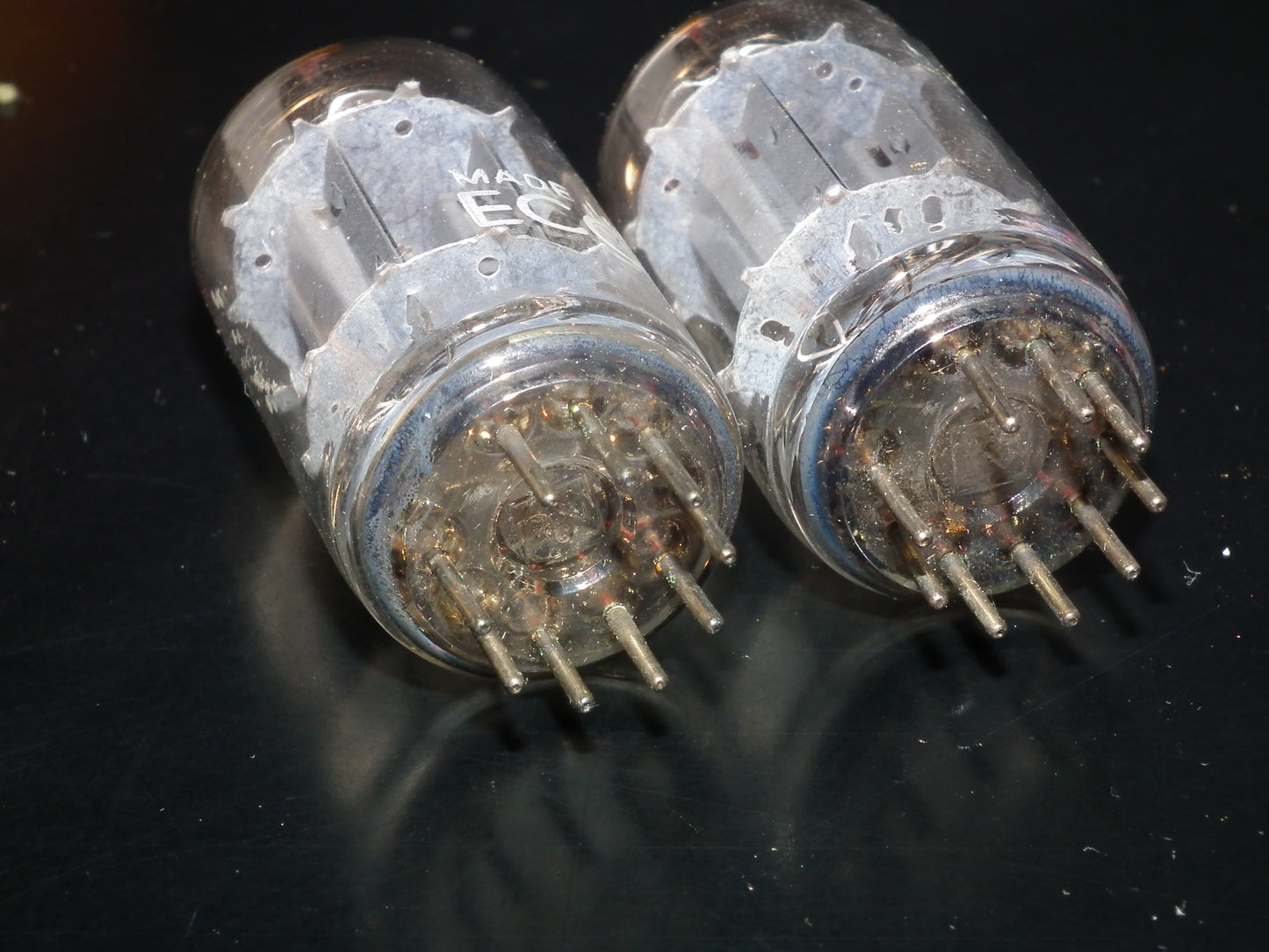 Platinum Matched Pair 12AX7 Telefunken ECC83 Tested 100% Smooth Anodes <>