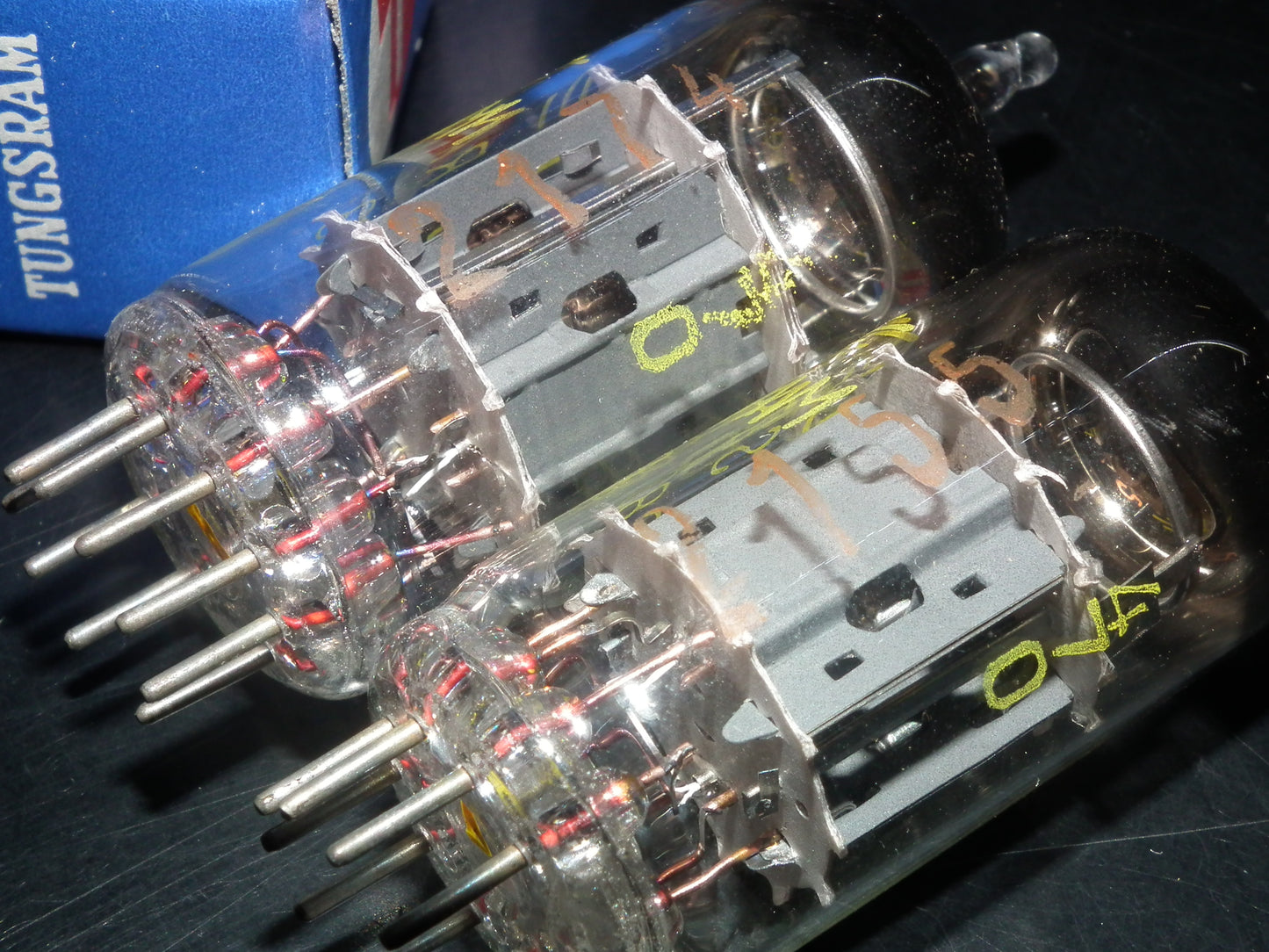 Platinum Matched Pair ECC83 Tungsram 12AX7 NOS NIB