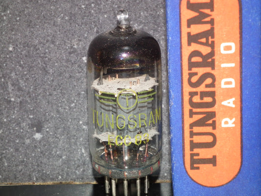 ECC83 Tungsram 12AX7 NOS NIB RARE FOIL GETTER