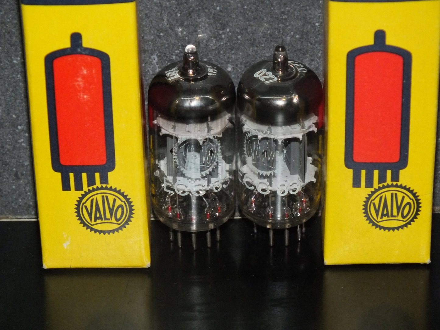 Platinum Matched Pair ECC83 Valvo Philips 12AX7 Tested 125% NOS
