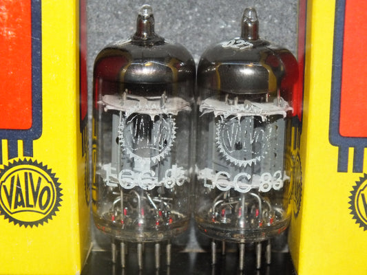 Platinum Matched Pair ECC83 Valvo Philips 12AX7 Tested 125% NOS