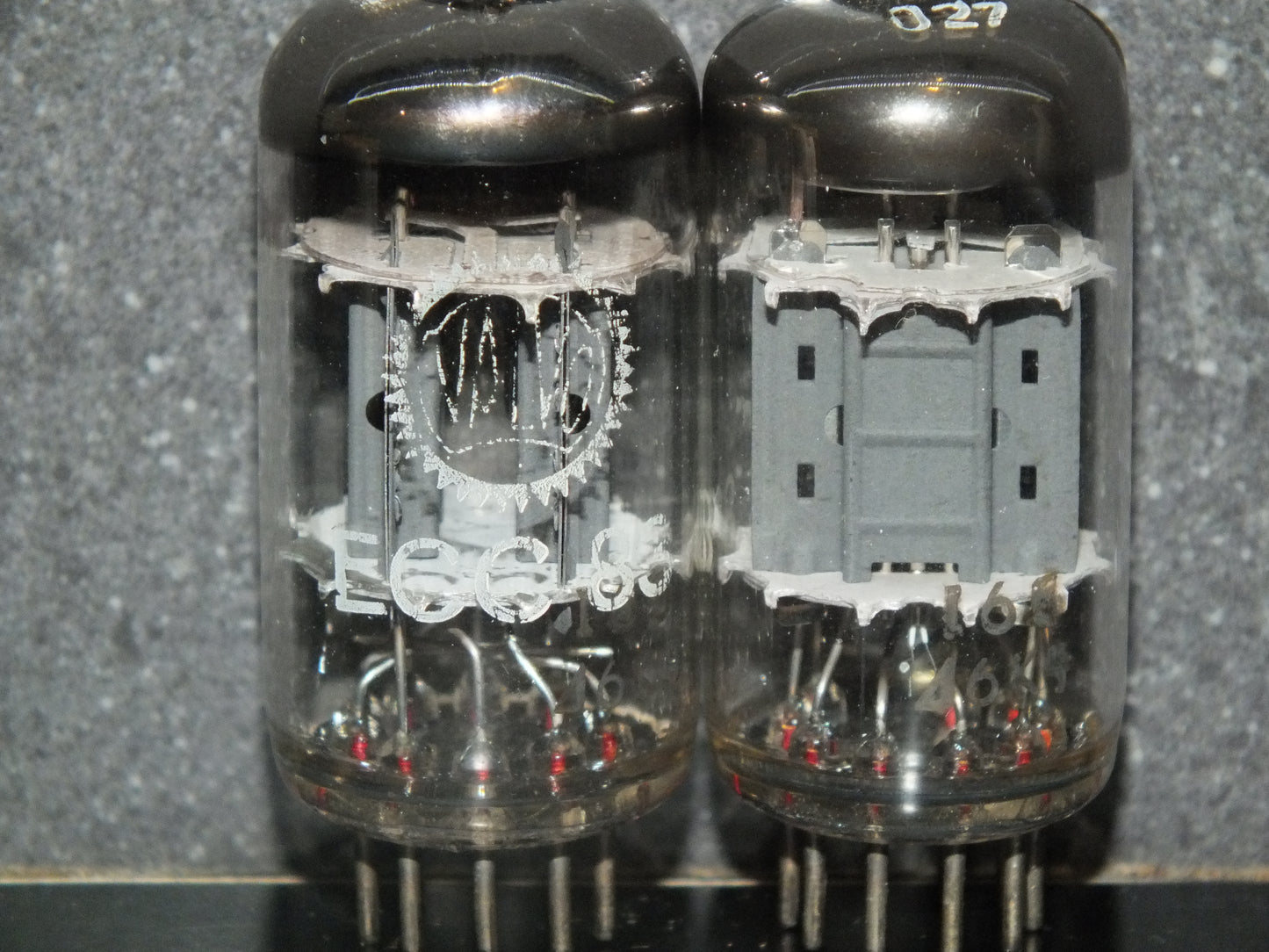 Platinum Matched Pair ECC83 Valvo Philips 12AX7 Tested 125% NOS