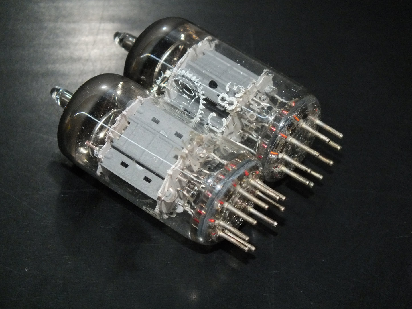 Platinum Matched Pair ECC83 Valvo Philips 12AX7 Tested 125% NOS