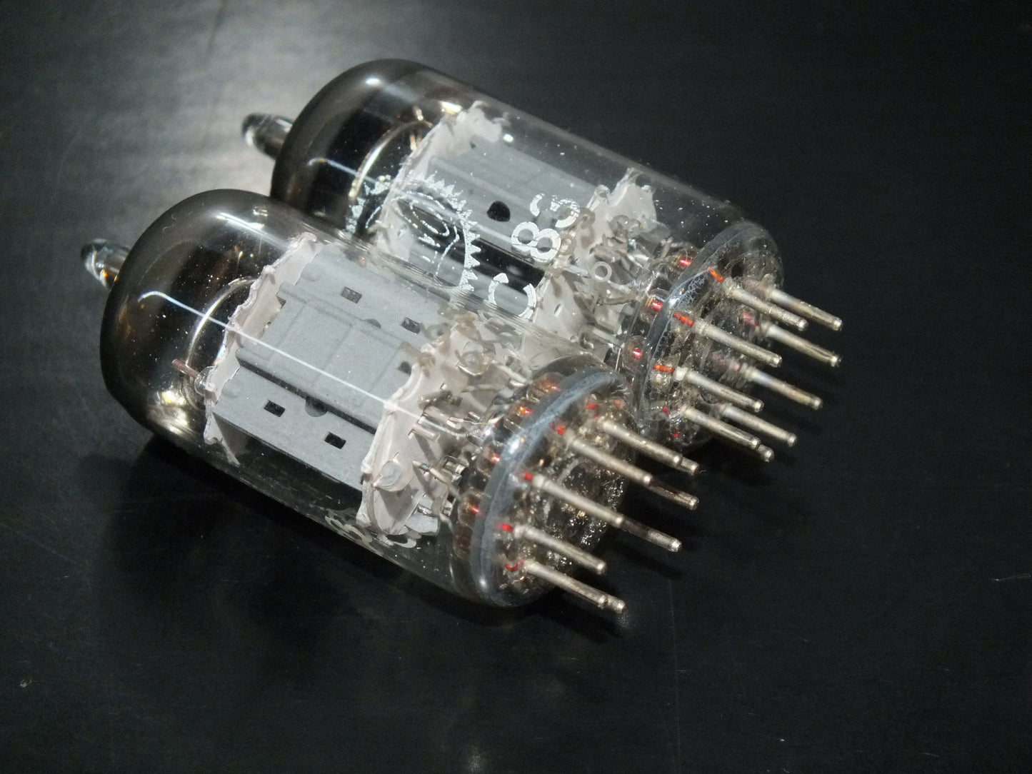 Platinum Matched Pair ECC83 Valvo Philips 12AX7 Tested 125% NOS