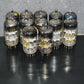 Matched pair ECC85 RFT RARE FOIL Getter 50s