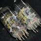 Matched pair ECC85 RFT RARE FOIL Getter 50s