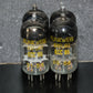 Matched pair ECC85 RFT RARE FOIL Getter, mid 50s