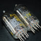 Matched pair ECC85 RFT RARE FOIL Getter, mid 50s