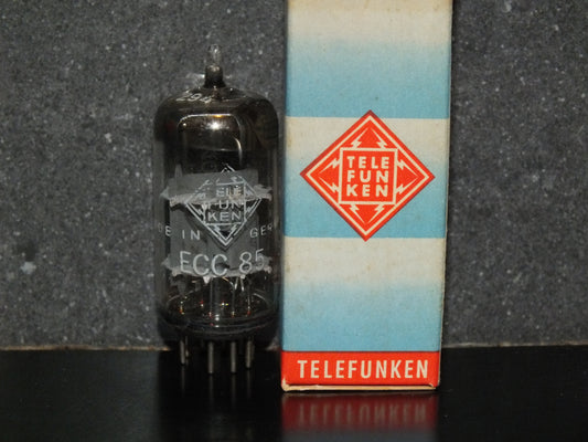 ECC85 6AQ8 Telefunken NOS NIB Diamond Bottom