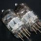6DJ8 ECC88 Amperex Holland Matched Pair Tested NOS Dual Stage Getter