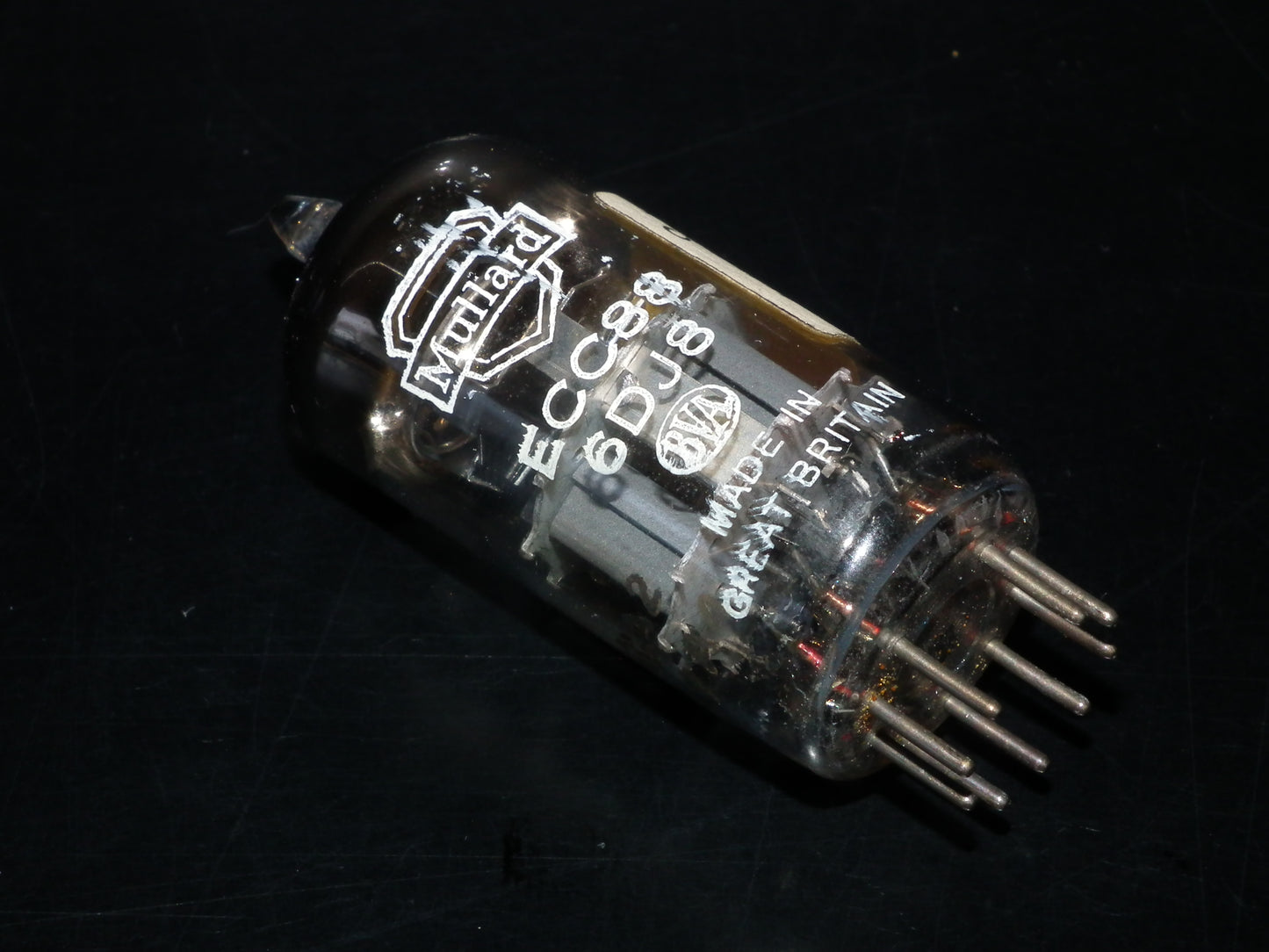 ECC88 Mullard Blackburn 6DJ8 RARE Dual Stage Getter 60s Used Tested NOS